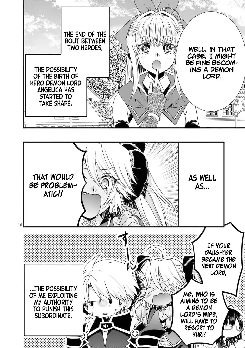 Maou Desu. Onna Yuusha no Hahaoya to Saikon Shita no de, Onna Yuusha ga Giri no Musume ni Narimashita. Chapter 28 17